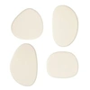 Image de Créateur d'intérieur - Lot de 4 Patères Organiques "Karen" 10cm Ivoire