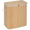 Image de - Panier à Linge Double "Bambou" 100L Naturel
