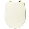 Image de - Abattant WC Design "Duo" 49cm Ivoire