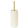 Image de - Brosse WC Design "Duo" 35cm Ivoire