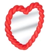 Image de - Miroir Enfant Cour Torsadé "Amour" 33cm Rouge