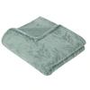 Image de Créateur d'intérieur - Plaid Déco Flanelle "Ryo" 125x150cm Bleu Givre