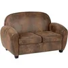 Image de Créateur d'intérieur - Canapé Club 2 Places "Stanis" 133cm Marron