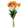 Image de Créateur d'intérieur - Bouquet de Fleurs Artificielles "Tulipes" 48cm Orange