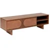 Image de Créateur d'intérieur - Meuble TV 2 Portes en Bois "Nanda" 147cm Marron Tabac
