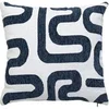 Image de Créateur d'intérieur - Coussin Déco Chenille "Safina" 40x40cm Bleu Egéen