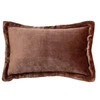 Image de Créateur d'intérieur - Coussin Déco Flanelle "Cuddly" 38x58cm Marron