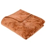 Image de Créateur d'intérieur - Plaid Déco Flanelle "Ryo" 125x150cm Terracotta