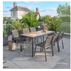 Image de Table fixe 6p Evasion honey/graphite Hespéride