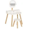 Image de Coiffeuse enfant Bella 89 cm avec tabouret