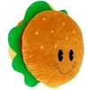 Image de - Peluche Enfant Burger "Gunter" 33cm Multicolore
