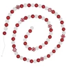 Image de Créateur d'intérieur - Guirlande de Noël "Gourmande" 180cm Rouge & Blanc