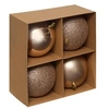 Image de Créateur d'intérieur - Lot de 4 Boules de Noël "Jokli" 10cm Nude