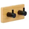 Image de - Patère Adhésive en Bambou "Stiky+" 9cm Naturel