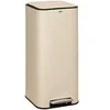Image de - Poubelle de Cuisine à Pédale en Métal "Delta" 30L Argile