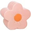 Image de - Tirelire Enfant en Céramique "Fleur" 13cm Rose
