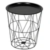 Image de Créateur d'intérieur - Table d'Appoint en Métal "Kumi" 40cm Noir