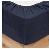Image de Créateur d'intérieur - Drap Housse en Gaze de Coton "Flora" 160x200cm Bleu