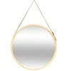Image de - Miroir Mural Rond à Suspendre "Bambou" 50cm Naturel