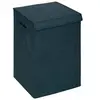 Image de - Panier à Linge Avec Séparateur "Colors" 74L Bleu Pétrole