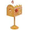 Image de boîte aux lettres pain d'épices métal 31.5cm caramel - 208136