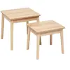 Image de Lot de 2 tables gigognes naturel Abana