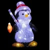 Image de Pingouin lumineux LED extérieur H25 cm