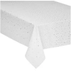 Image de Féérie Lights & Christmas - Nappe design étoiles de Noël - L. 360 x l. 140 cm - Blanc et argent - La maison des couleurs