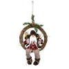 Image de Feerie Christmas - Couronne Père Noël en bucheron - Hors-piste
