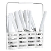 Image de - Ménagère 24 Pièces Avec Rack "Géo" 24cm Blanc