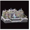 Image de Village du père noël animé et lumineux fontaine du centre ville