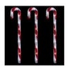 Image de Ensemble de 3 sucres d'orge lumineux 70 cm - rouge