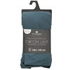 Image de - Drap Housse bonnet 27 cm 100% Coton lavé 140x190 cm - Bleu Canard - VILMA