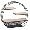 Image de Créateur d'intérieur - Etagère Murale 4 Niveaux "Palmer" 39cm Noir