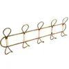 Image de Créateur d'intérieur - Patère 5 Crochets en Métal "Ilana" 76cm Or