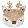 Image de Atmosphera Kids - Coussin tête de biche pour enfant - Marron - Ma douce forêt