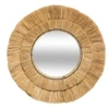 Image de Créateur d'intérieur - Miroir Mural en Raphia Déco "Alba" 57cm Beige