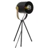 Image de - Lampe trépied en métal - Noir - BIL