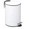 Image de - Poubelle à Pédale "Softclose" 3L Blanc