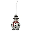 Image de Fééric Lights and Christmas - Sujet de Noël Bonhomme de Neige "Soir" 10cm Blanc