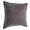 Image de Créateur d'intérieur - Coussin Déhoussable "Lilou" 45x45cm Gris Foncé