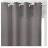 Image de Atmosphera Créateur d'intérieur - Rideau Tamisant "Lilou" 140x260cm Gris Foncé