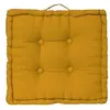 Image de coussin de sol dorian - 40 x 40 cm - jaune ocre