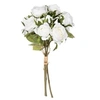Image de Créateur d'intérieur - Bouquet de Fleurs "14 Roses" 40cm Blanc