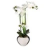Image de Créateur d'intérieur - Composition Florale & Vase "Orchidée" 53cm Argent