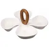 Image de Secret de Gourmet - Plat Apéritif à Poignée Trèfle 28cm Blanc