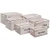 Image de Atmosphera Boîtes En Bois 6 Unités One Size