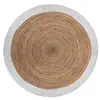 Image de Tapis en jute bord blanc D120 Atmosphera