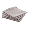 Image de Créateur d'intérieur - Lot de 4 Serviettes de Table "Chambray" 40x40cm Gris Clair