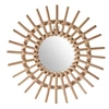 Image de Atmosphera Créateur d'intérieur - Miroir Mural "Rotin" 30cm Naturel